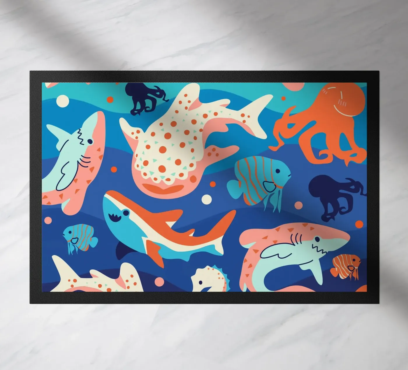 Ocean Wonders doormat by Kintsugi99