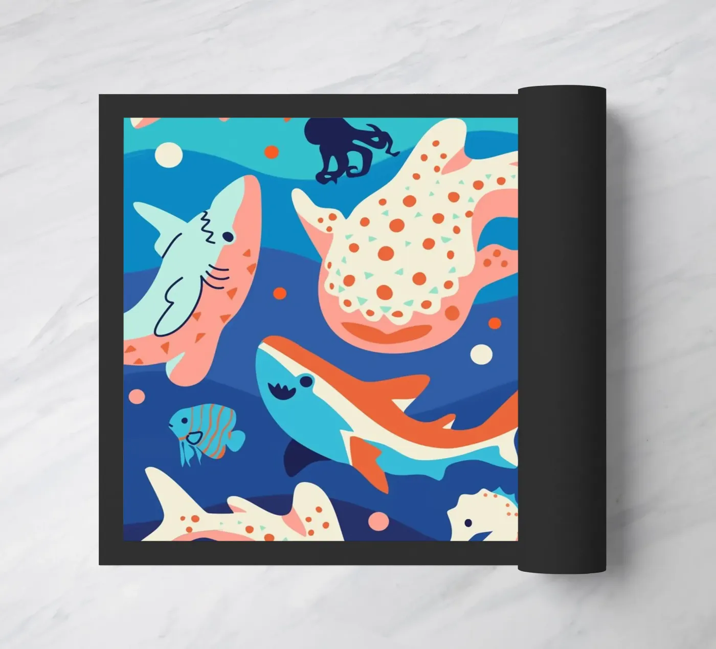 Ocean Wonders doormat by Kintsugi99