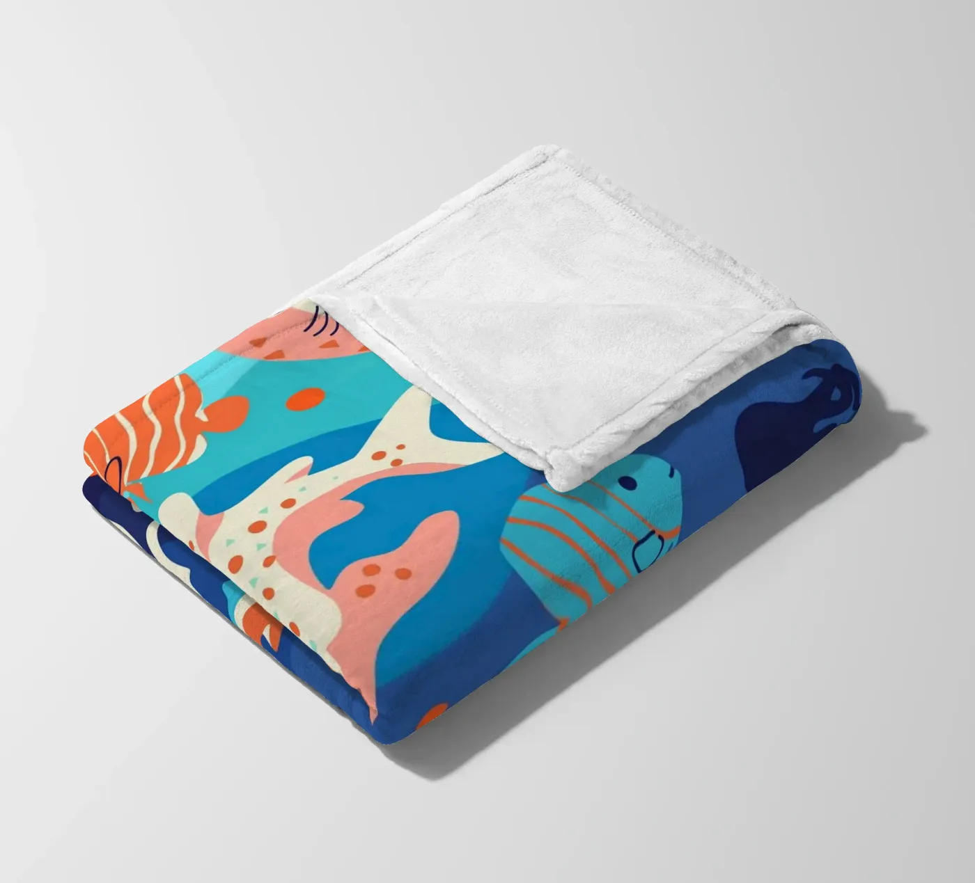 Ocean Wonders plaid polaire de Kintsugi99