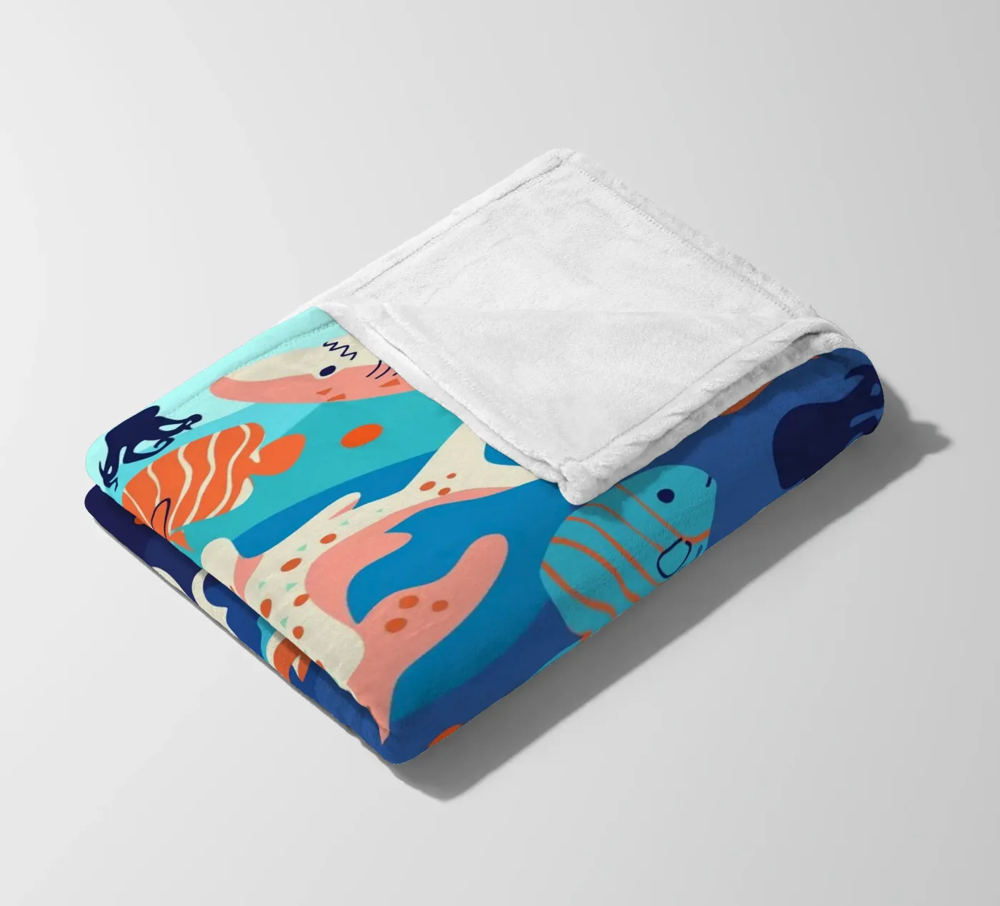 Ocean Wonders plaid polaire de Kintsugi99