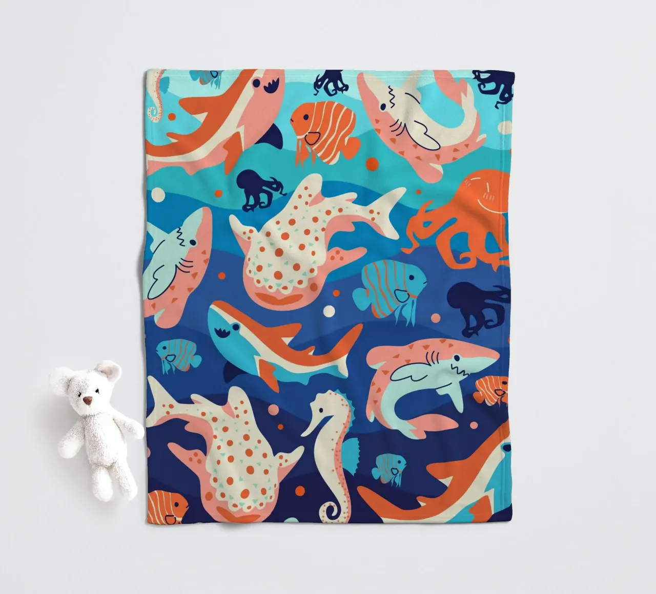 Meereswunder Fleecedecke von Kintsugi99