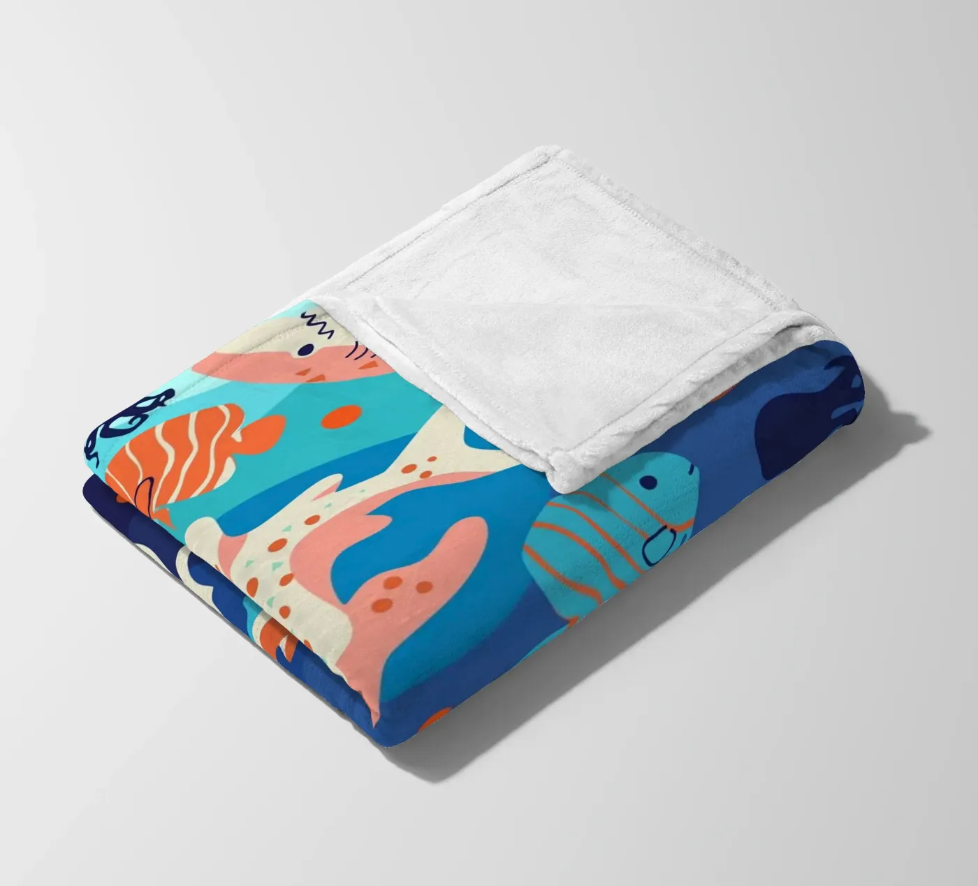 Ocean Wonders plaid polaire de Kintsugi99