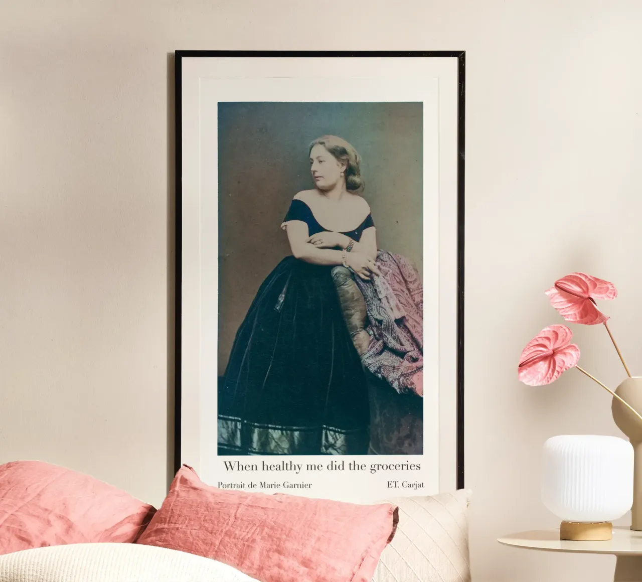 When healthy you did the groceries poster da fanny-bianca