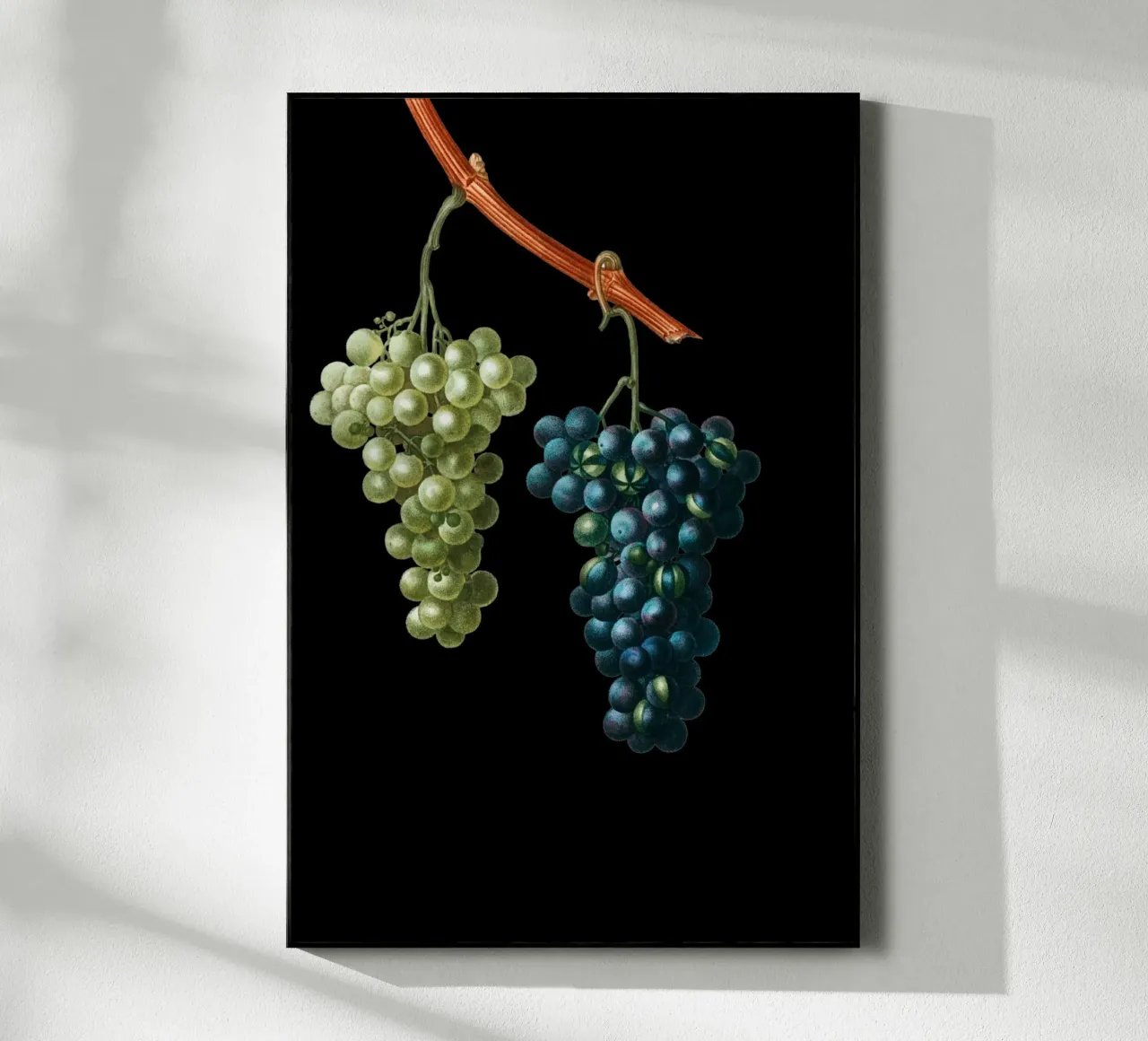 Wein Trauben plexiglass da Second Canvas