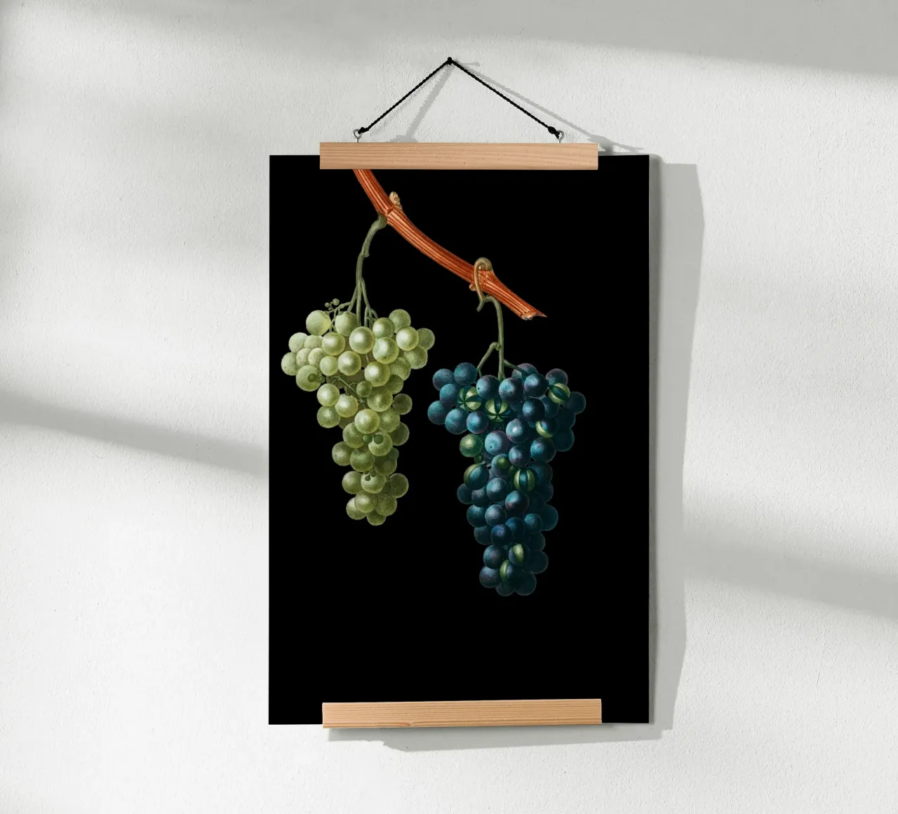 Wein Trauben poster da Second Canvas