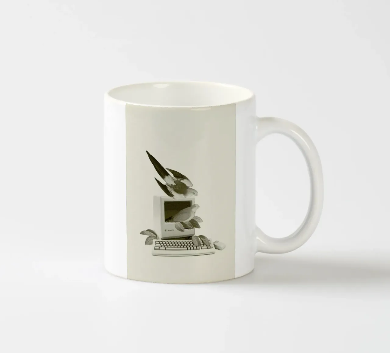 Nature Restores Itself tazza in ceramica da Maarten Léon