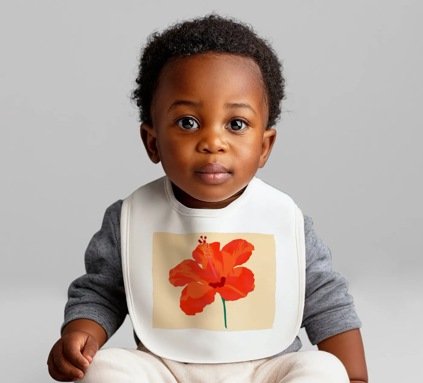 Hibiscus Affection bavaglino da Kintsugi99
