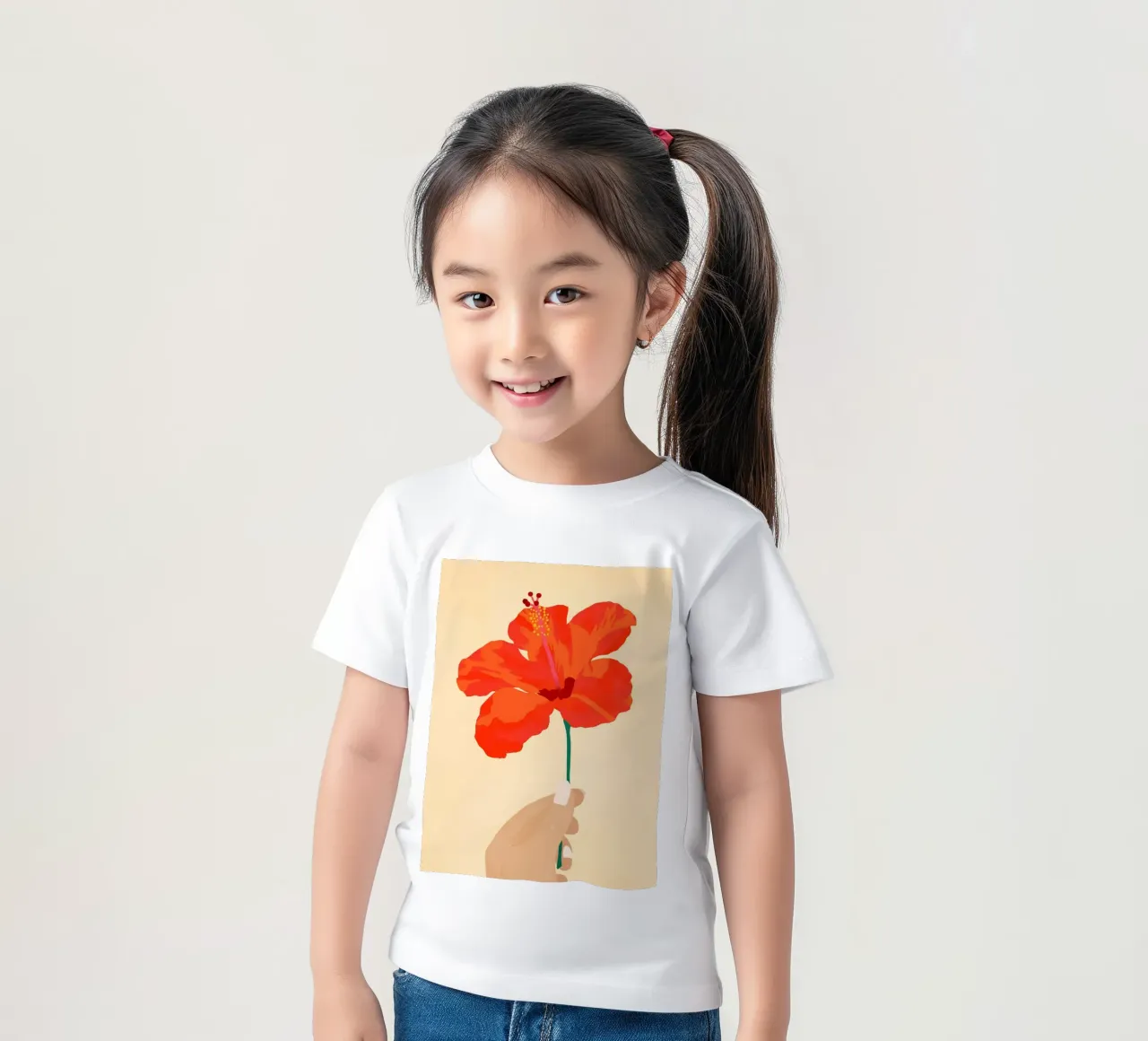 Affetto per l'ibisco t-shirt bambini da Kintsugi99