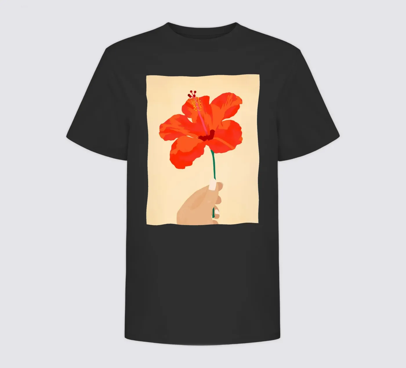 Hibiscus Affection kids t-shirt by Kintsugi99