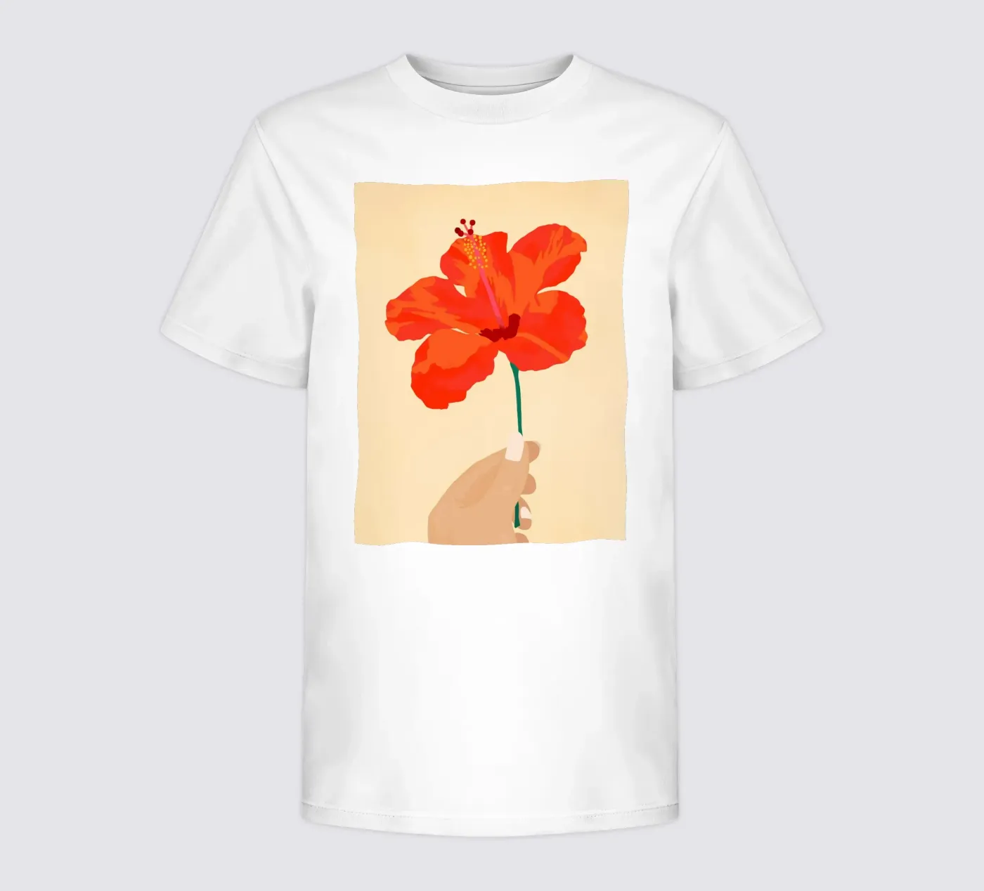 Hibiscus Affection t-shirt bambini da Kintsugi99