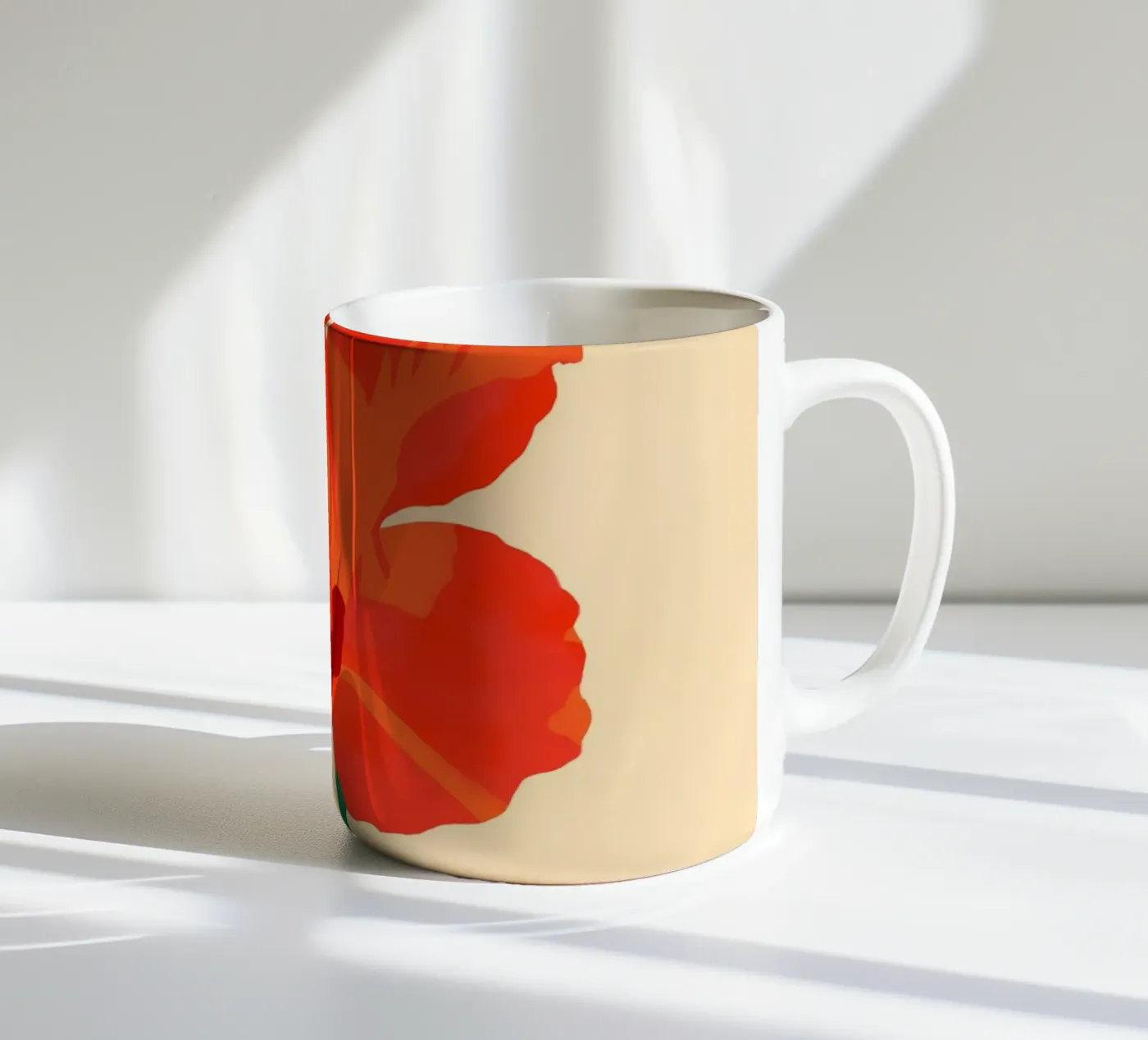 Hibiscus Affection ceramic mug by Kintsugi99