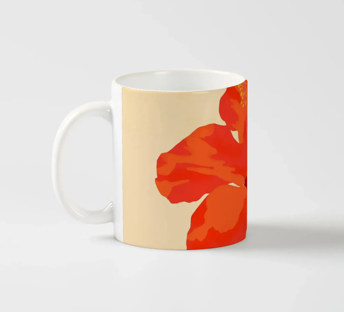 Hibiskus Zuneigung Keramik Tasse von Kintsugi99