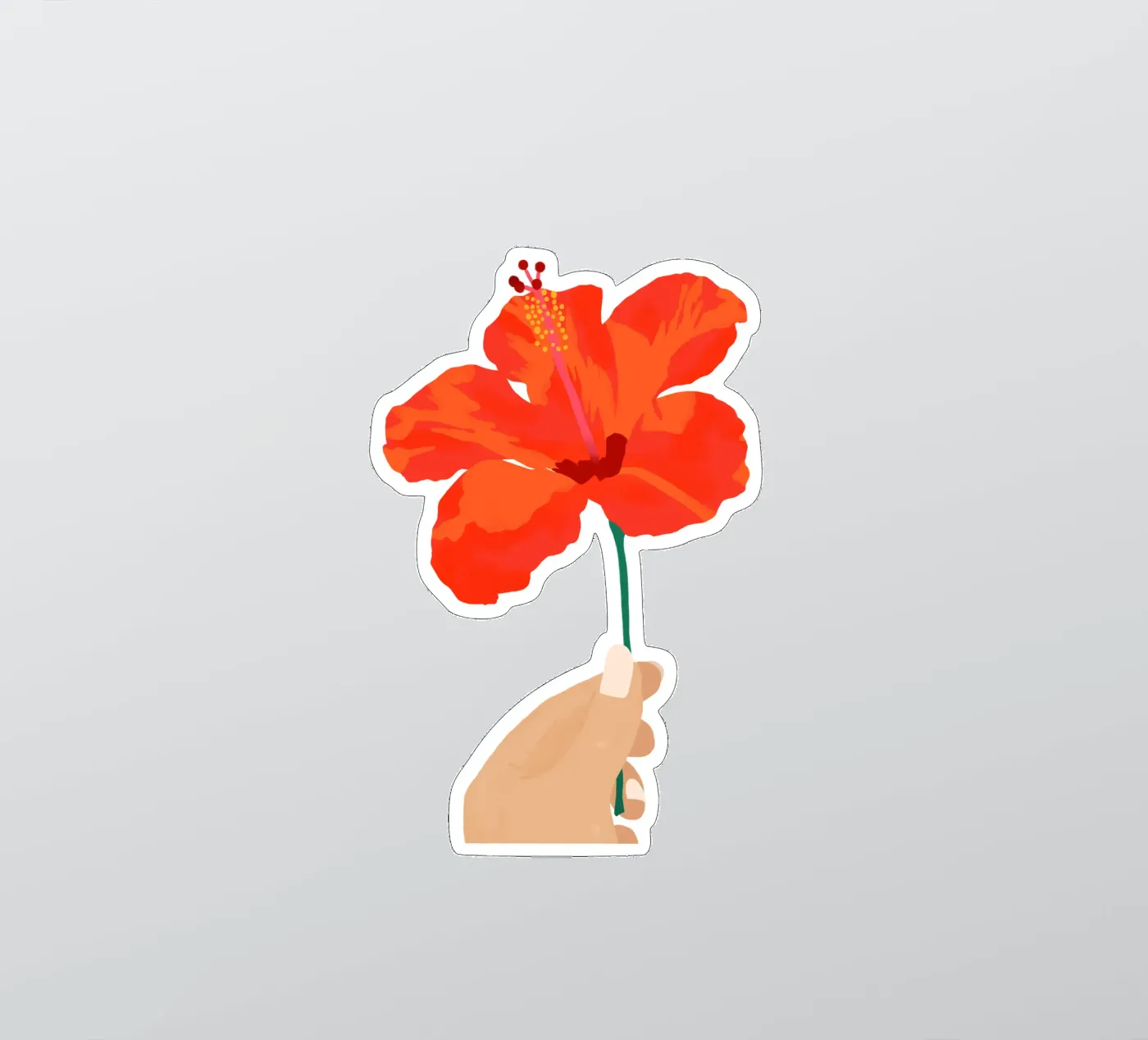 Hibiscus Affection sticker by Kintsugi99
