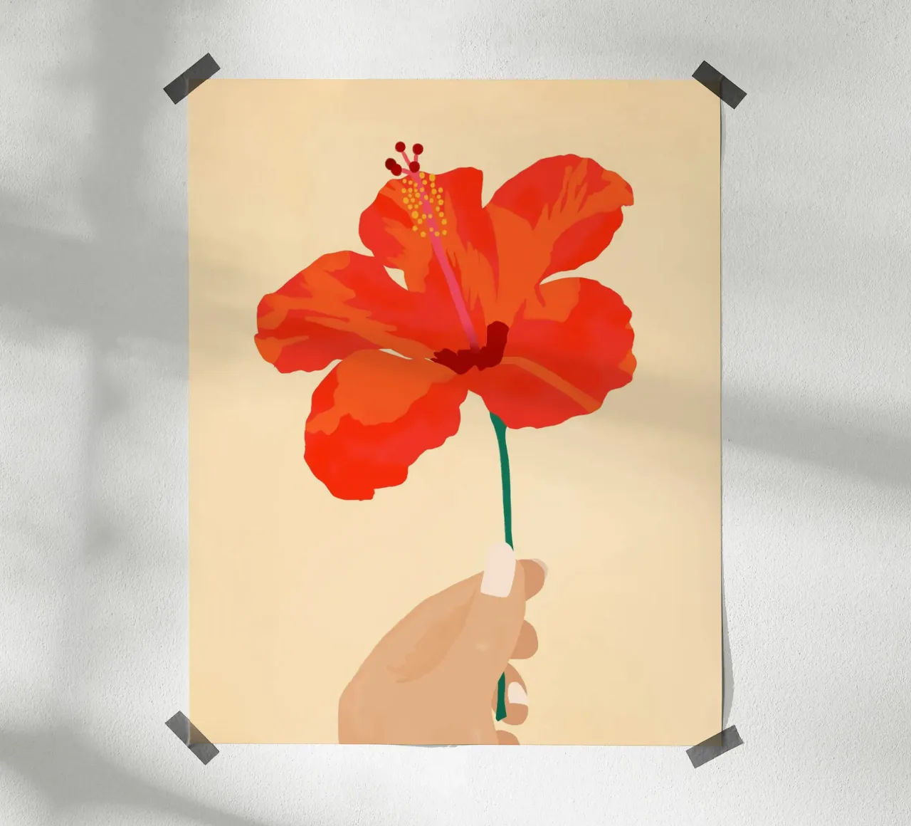 Hibiscus Affection poster by Kintsugi99