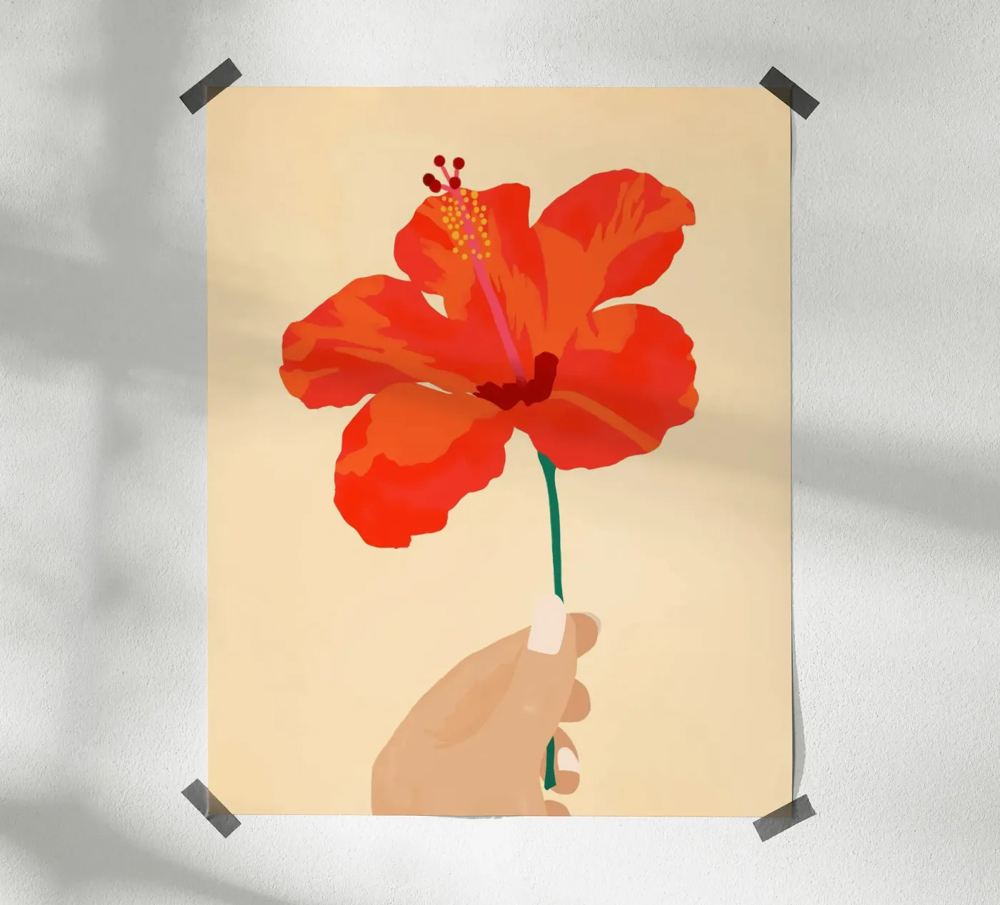 Hibiscus Affection poster by Kintsugi99