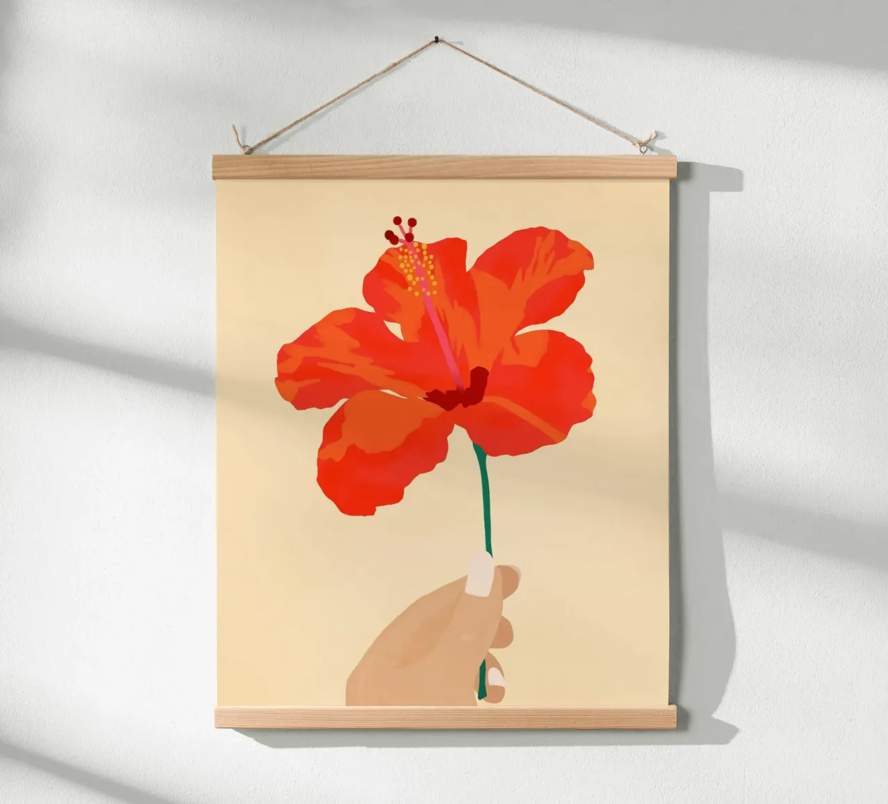 Hibiscus Affection poster by Kintsugi99