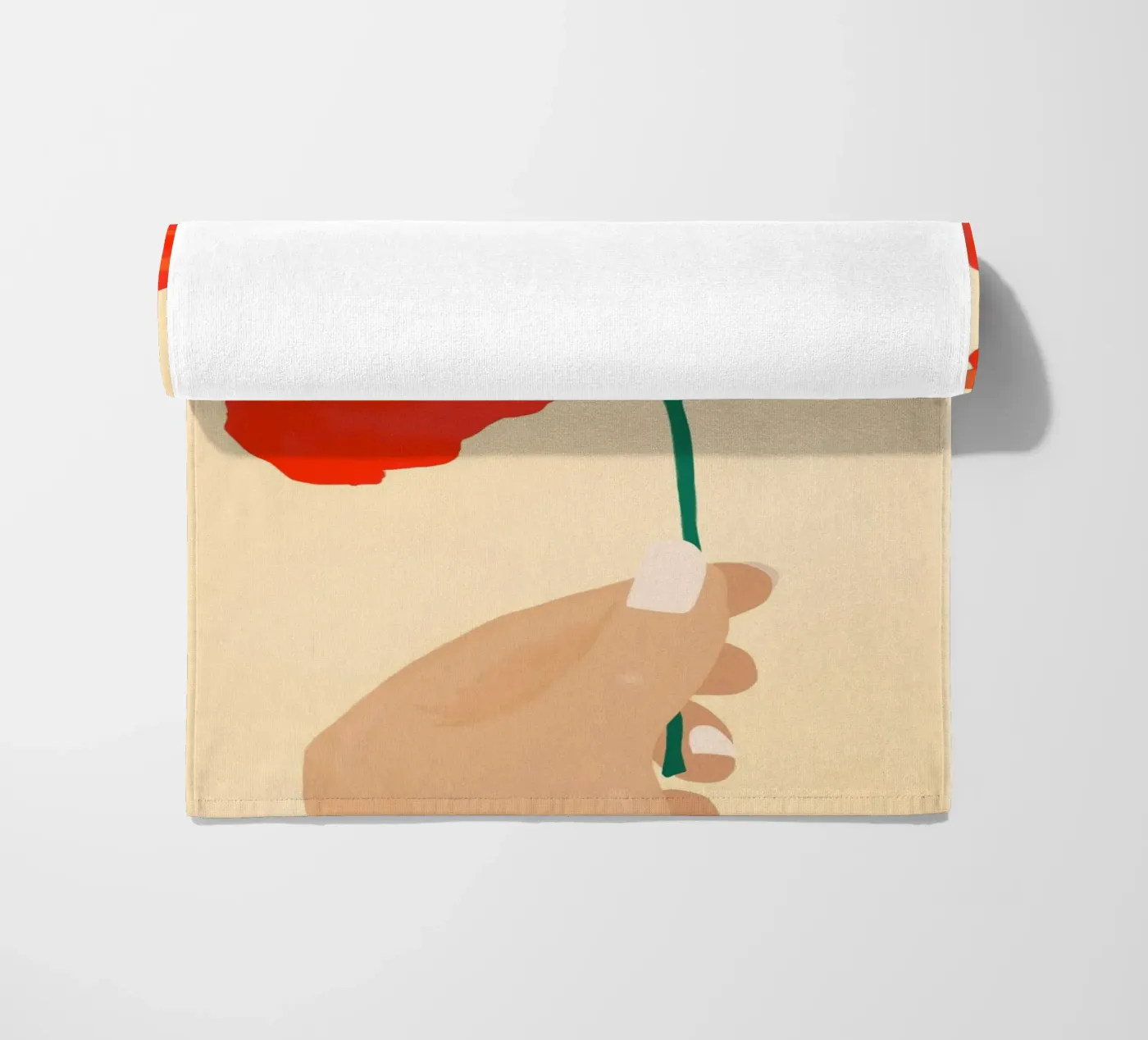 Hibiscus Affection beach towel by Kintsugi99