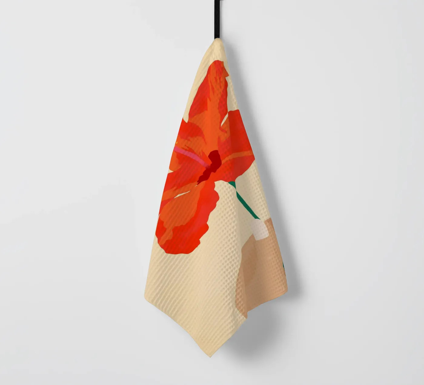 Hibiscus Affection Geschirrtuch von Kintsugi99