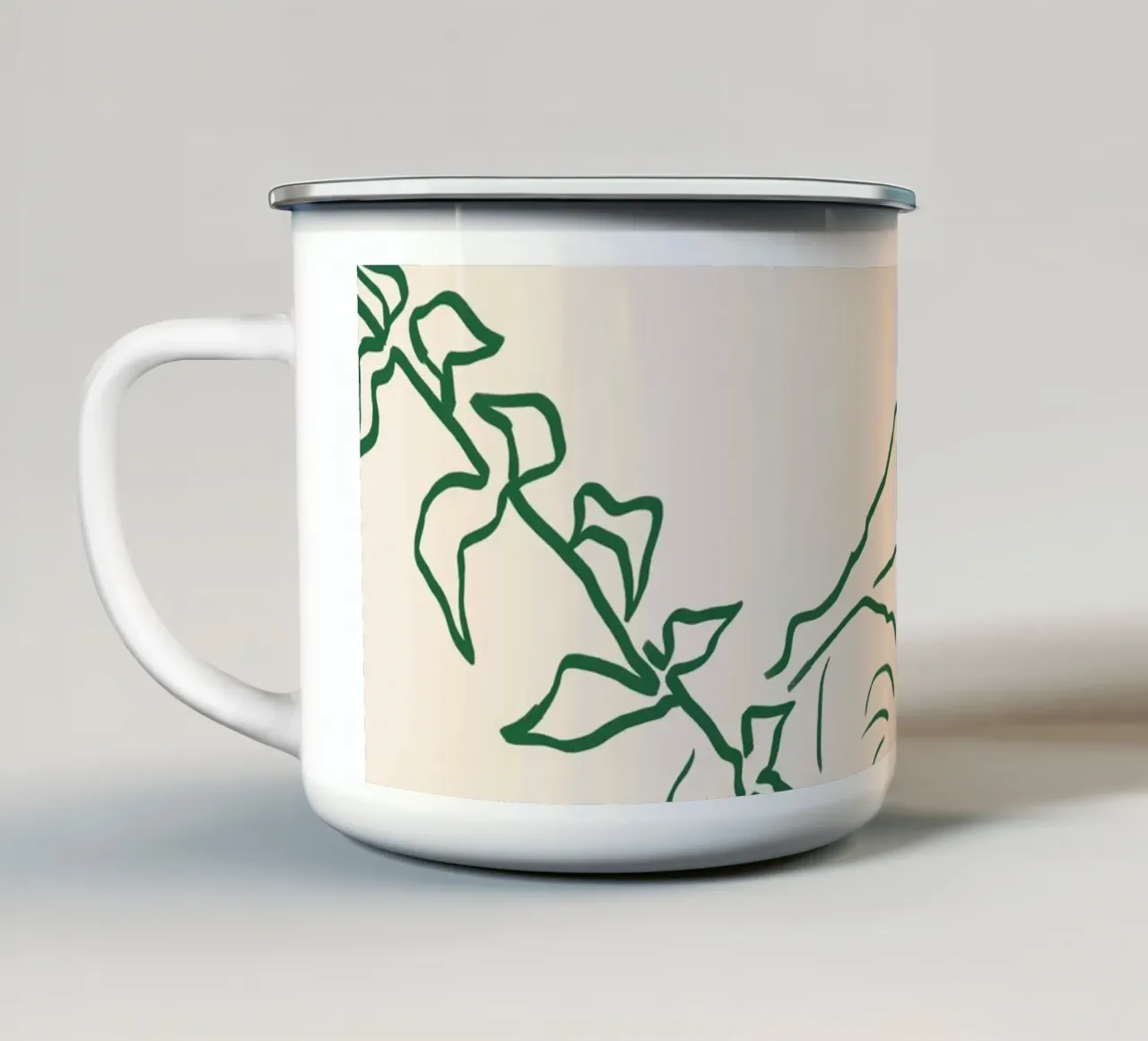 Una bella serata tazza in smalto da Kintsugi99
