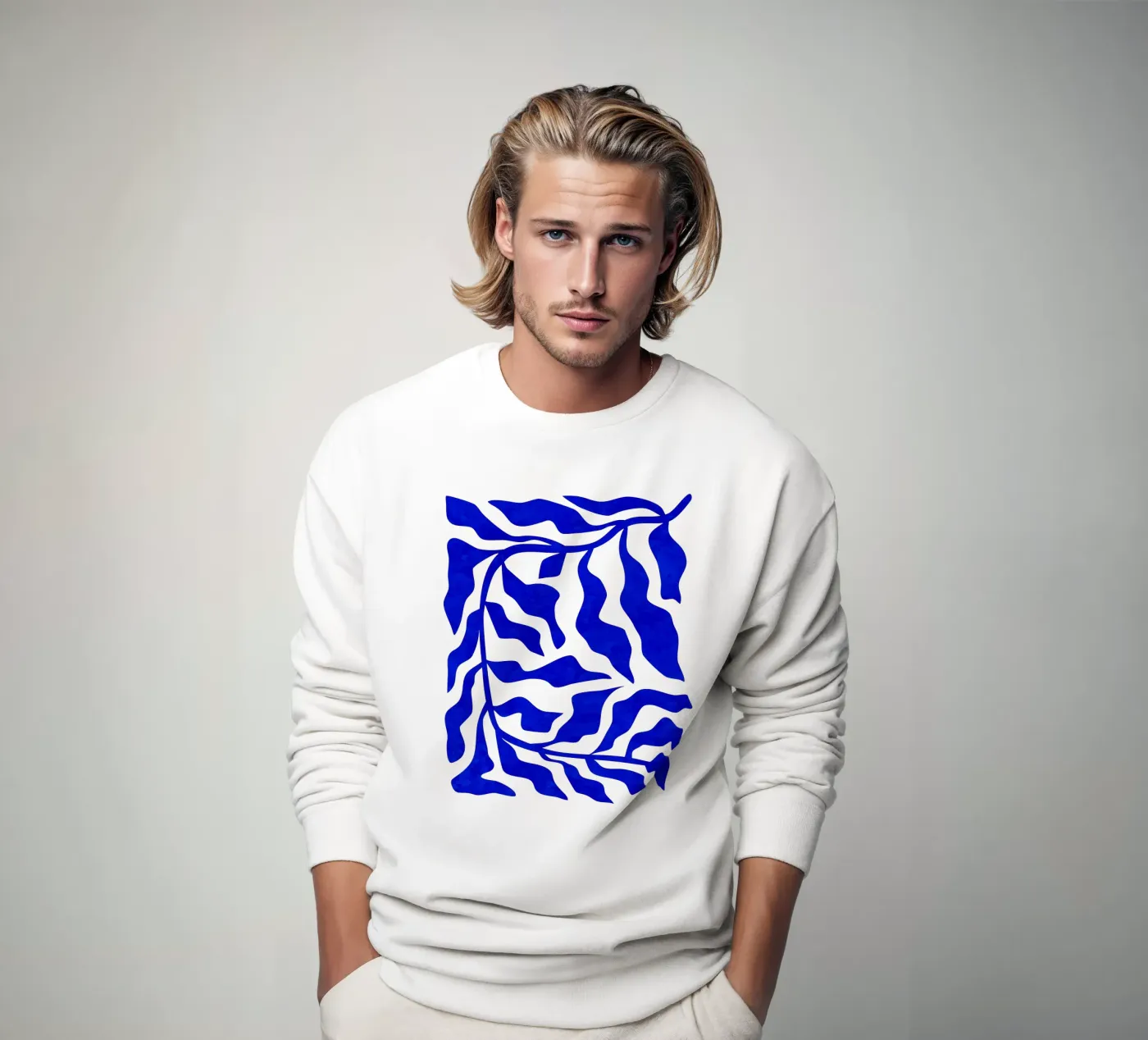 Eleganza indaco felpa da Kintsugi99