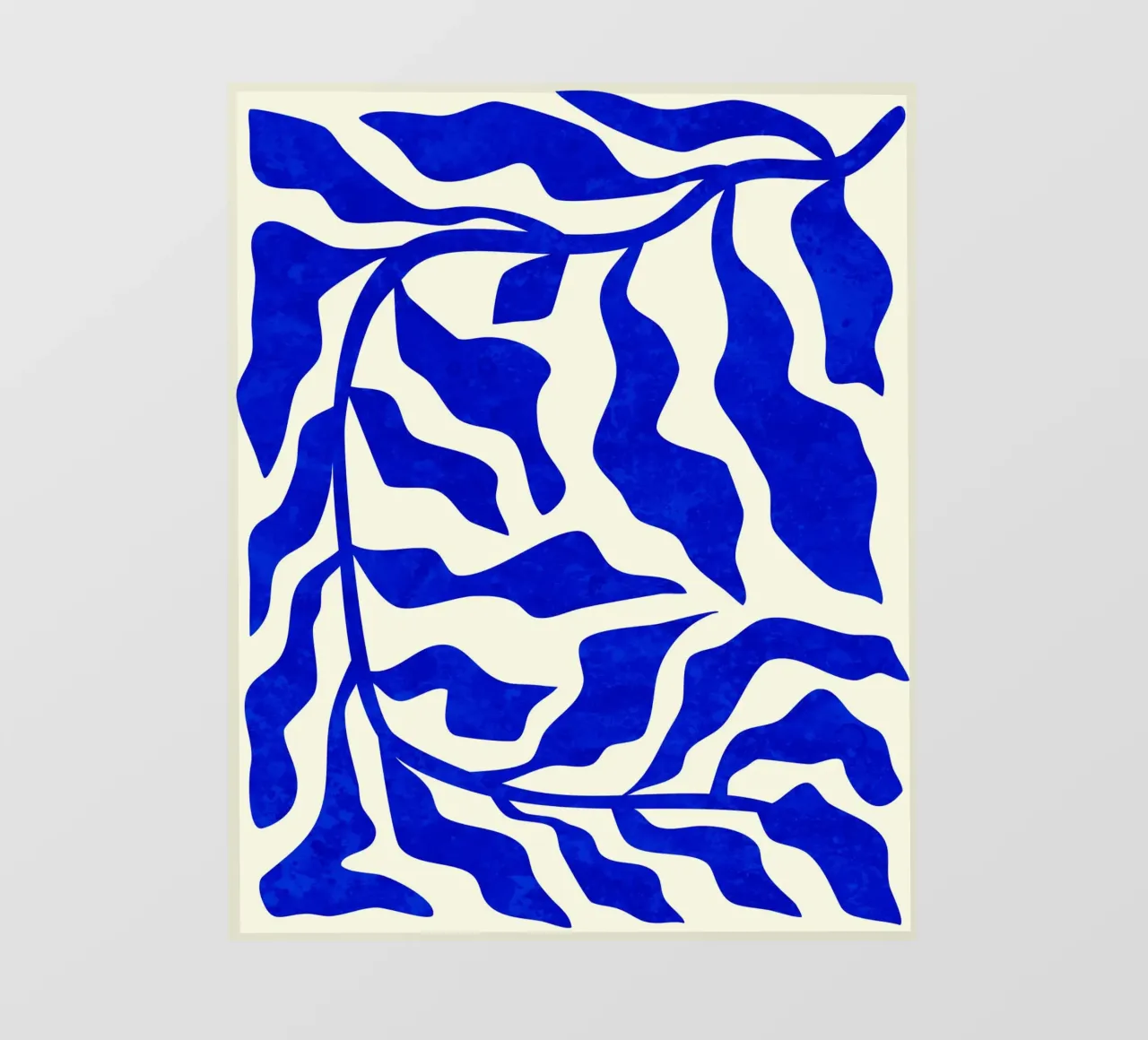 Indigo Elegantie fotobehang van Kintsugi99