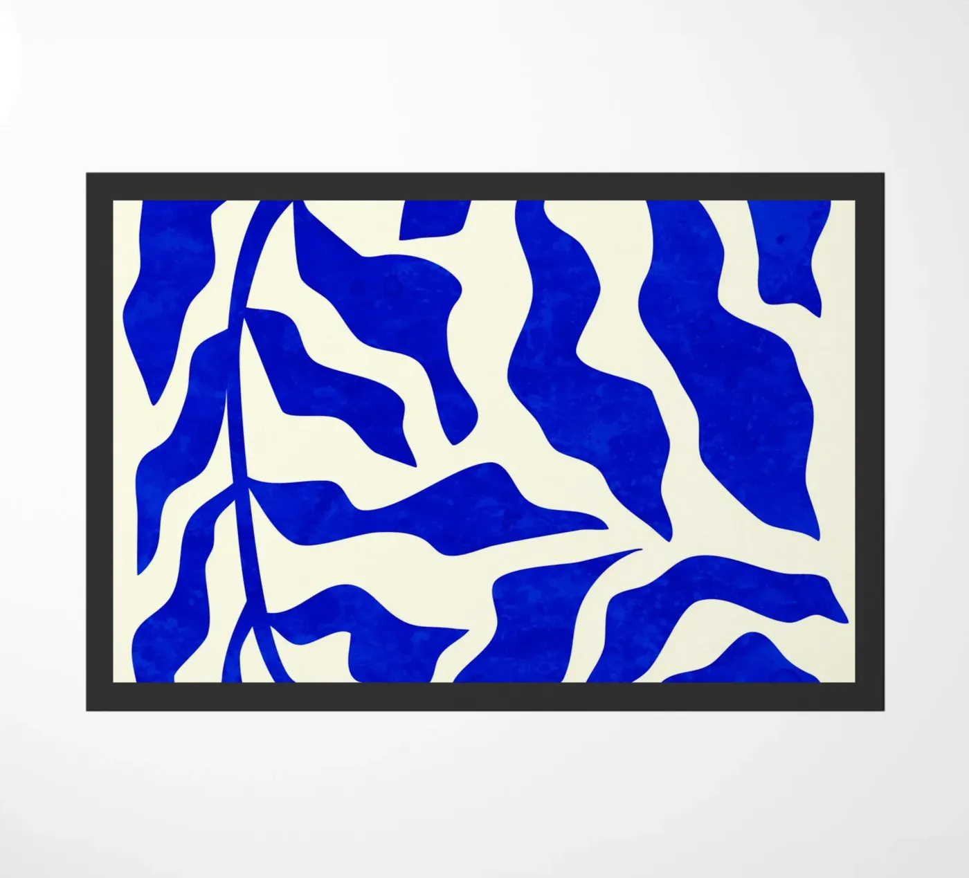 Indigo Elegance doormat by Kintsugi99