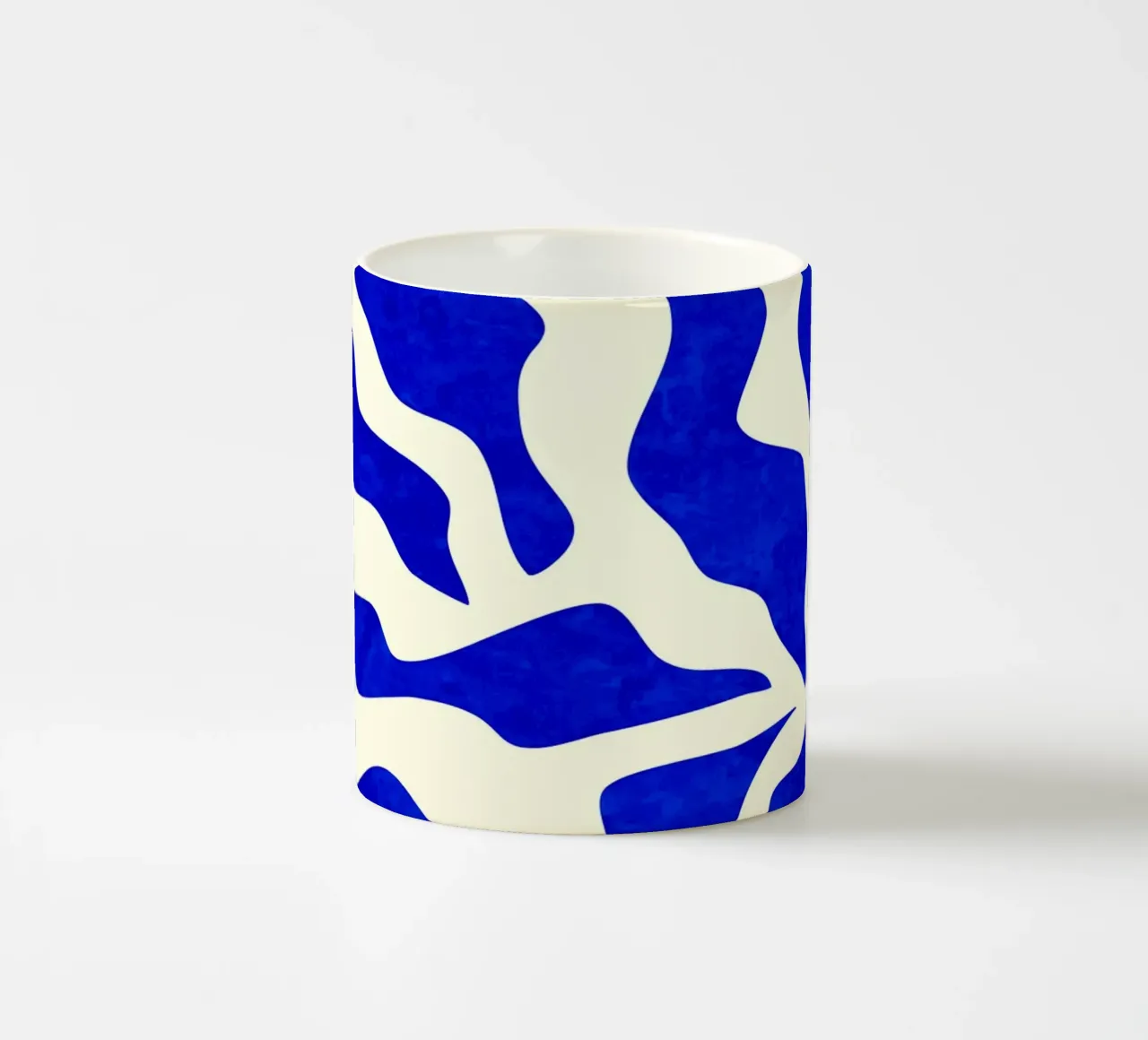 Indigo Elegance ceramic mug by Kintsugi99