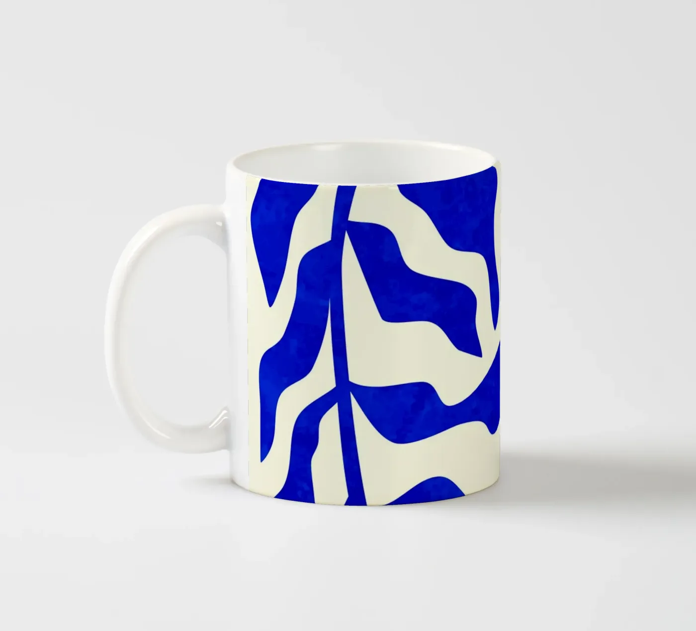 Indigo Elegance ceramic mug by Kintsugi99