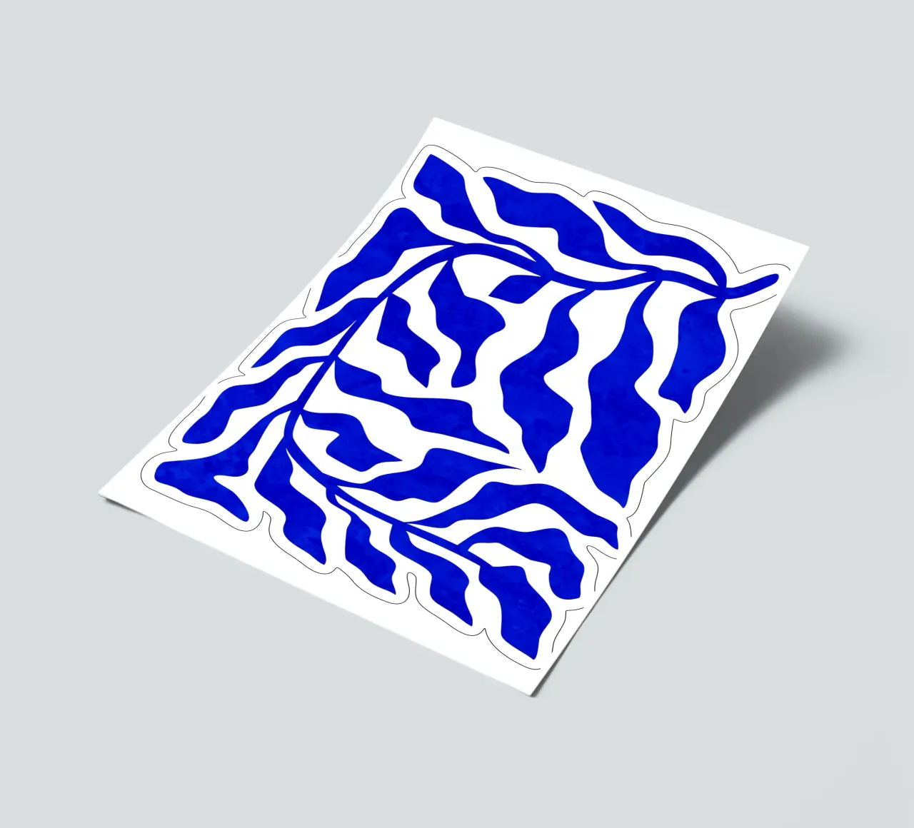 Indigo Elegance sticker sheet by Kintsugi99