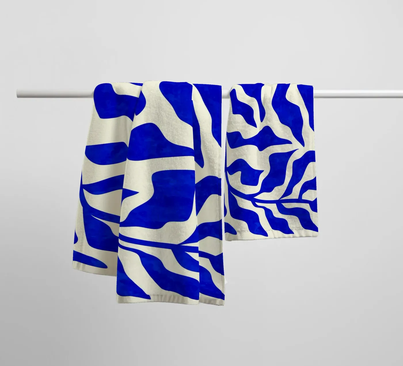 Indigo Elegance towel by Kintsugi99