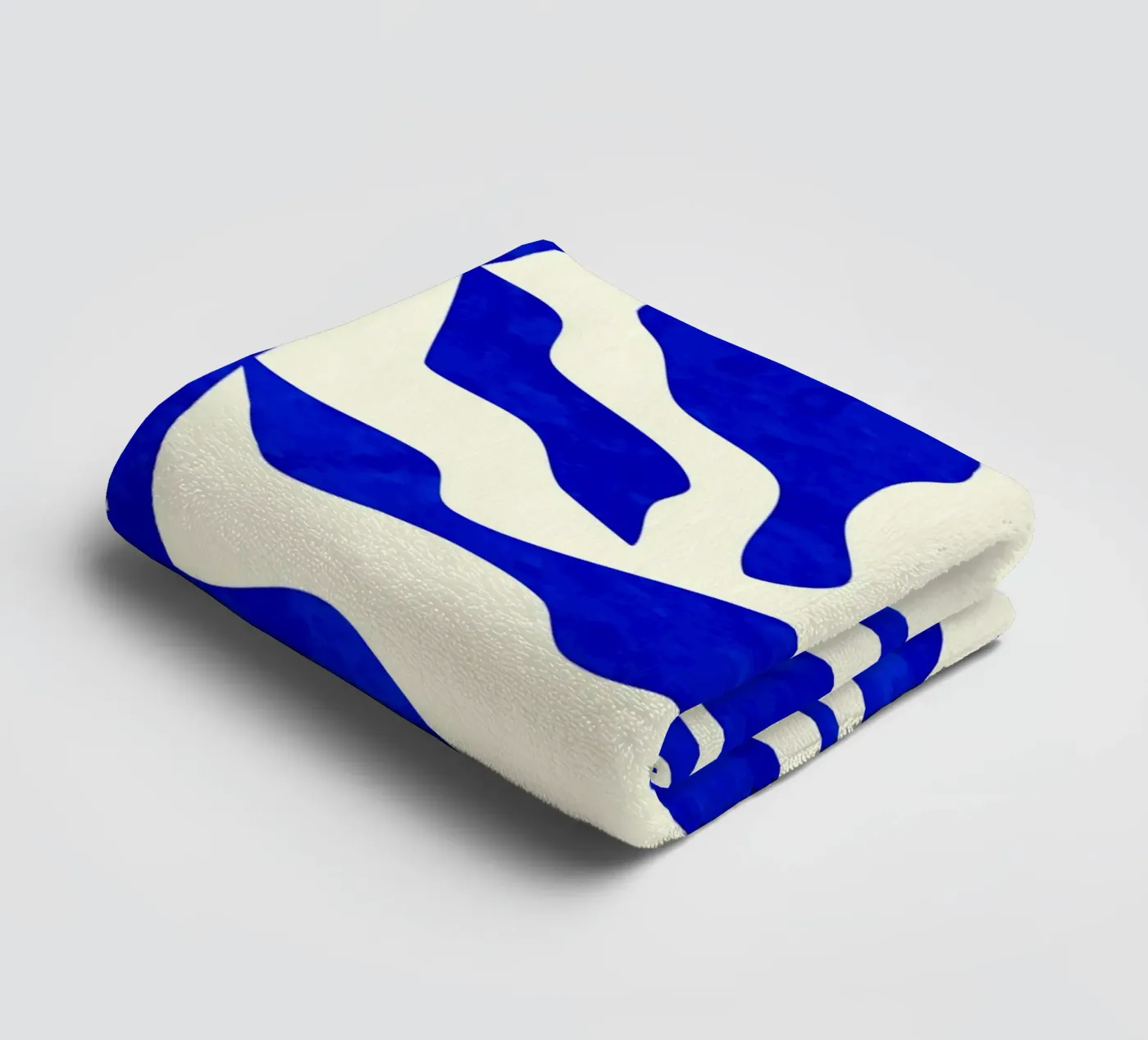 Indigo Elegance towel by Kintsugi99