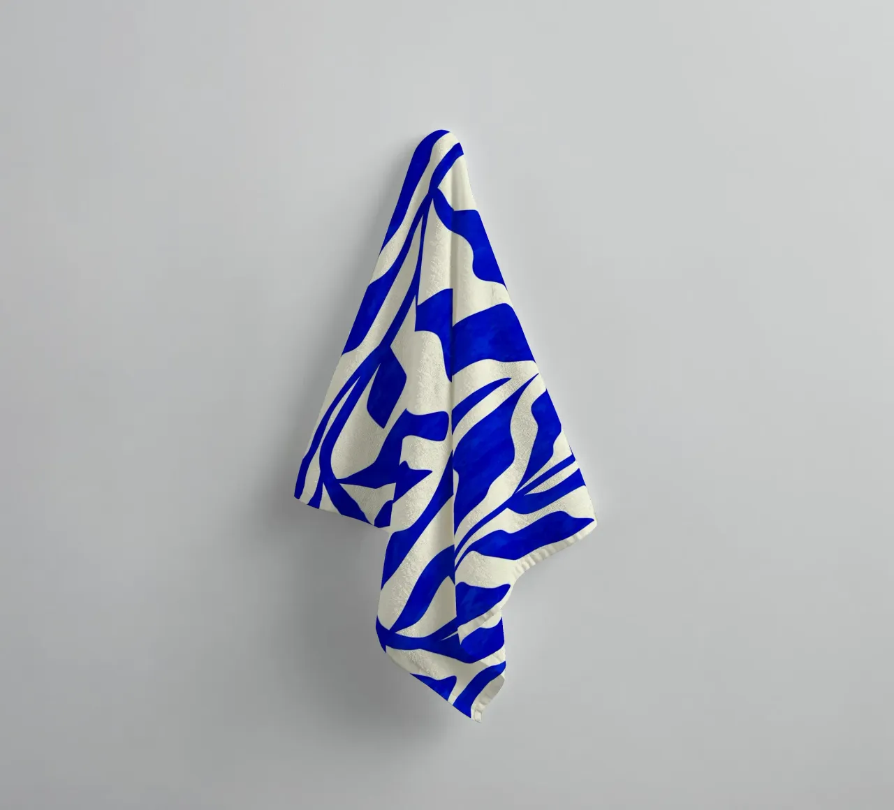 Indigo Elegantie badhanddoek van Kintsugi99