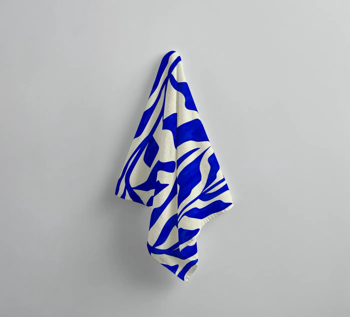 Indigo Elegance towel by Kintsugi99