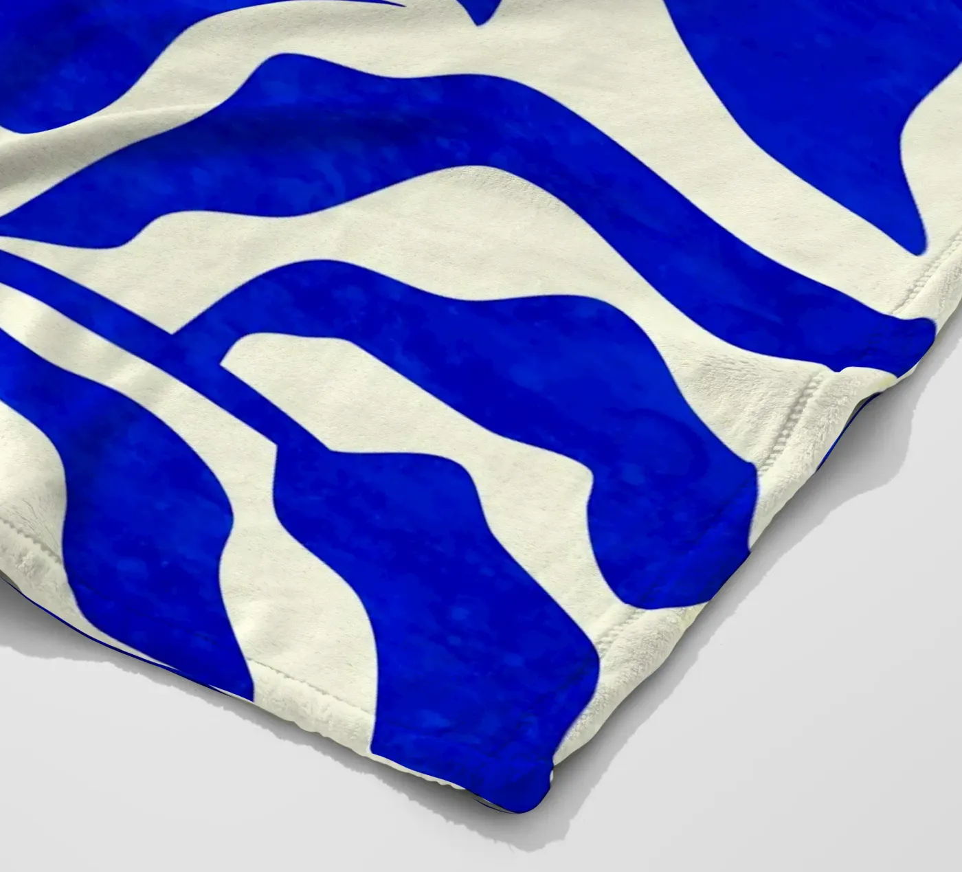 Indigo Elegance fleece blanket by Kintsugi99