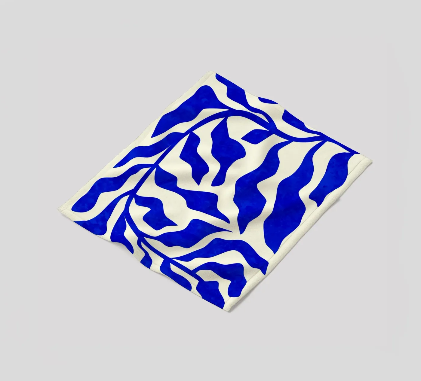Indigo Elegance Fleecedecke von Kintsugi99