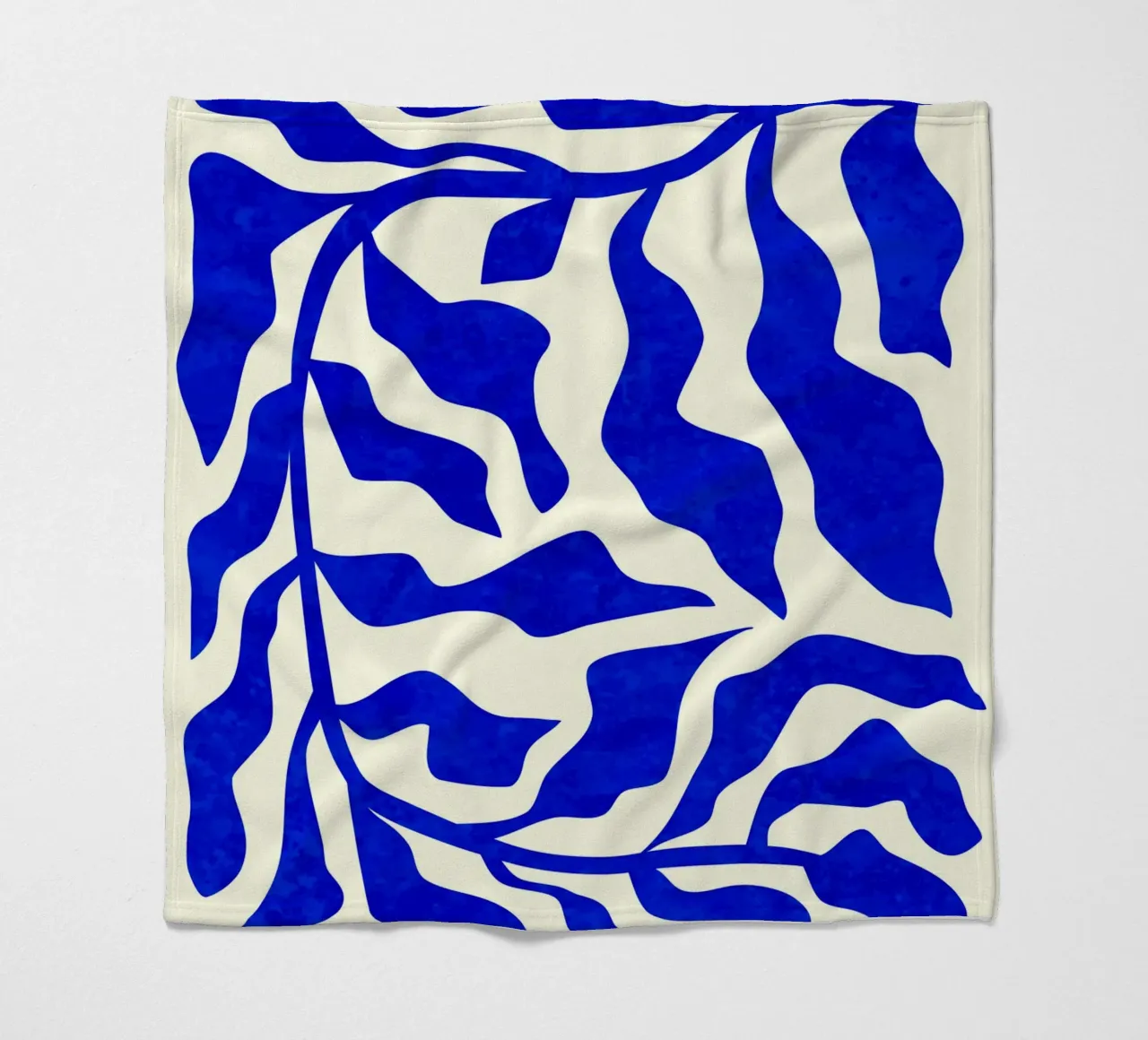 Indigo Elegance fleece blanket by Kintsugi99