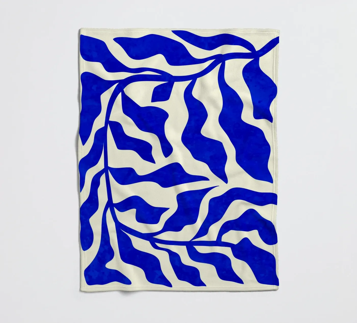 Indigo Elegance Fleecedecke von Kintsugi99