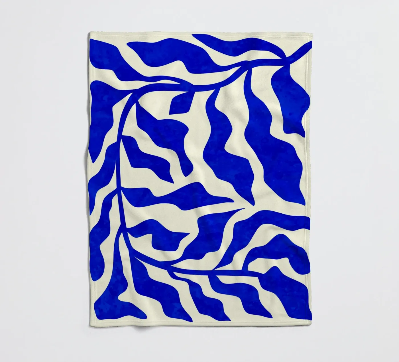 Indigo Elegance fleece blanket by Kintsugi99