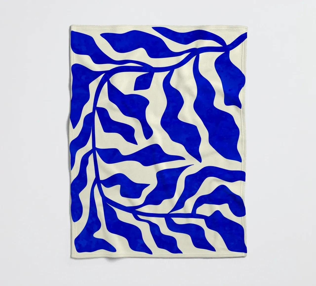 Indigo Elegance fleece blanket by Kintsugi99