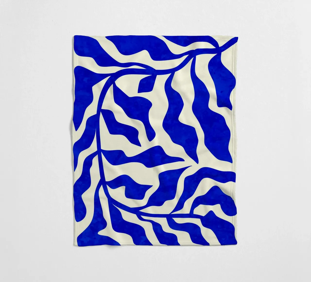 Indigo Elegance fleece blanket by Kintsugi99