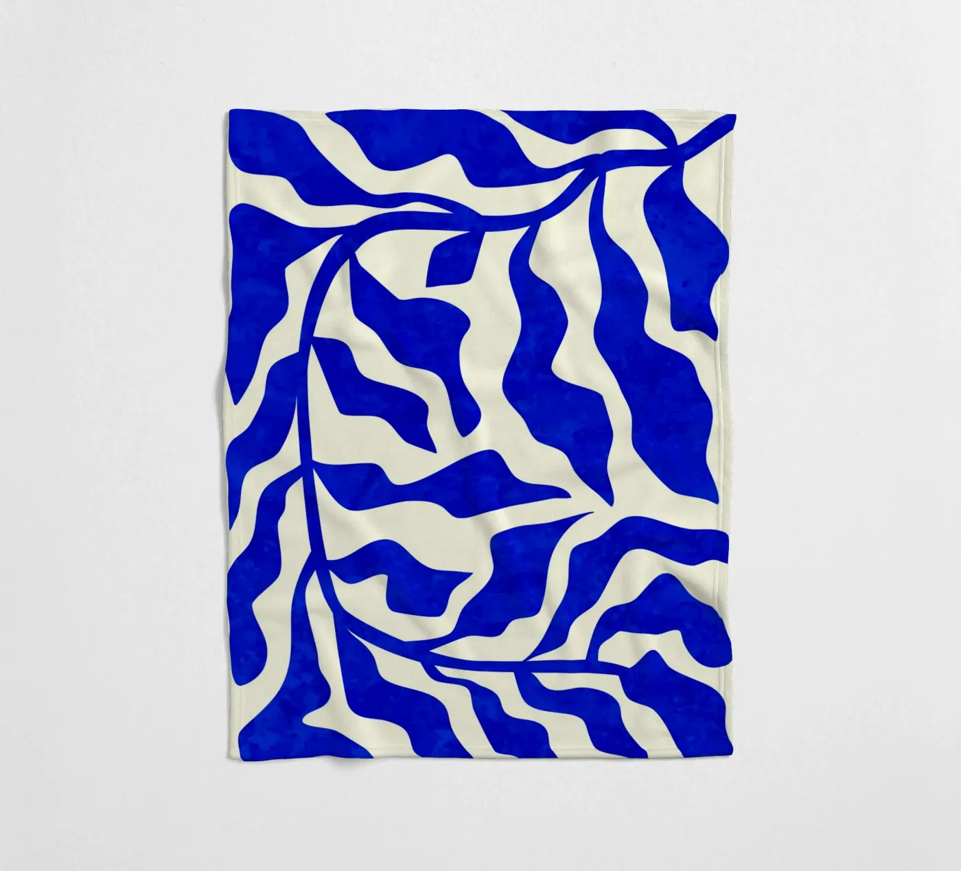 Indigo Elegance fleece blanket by Kintsugi99