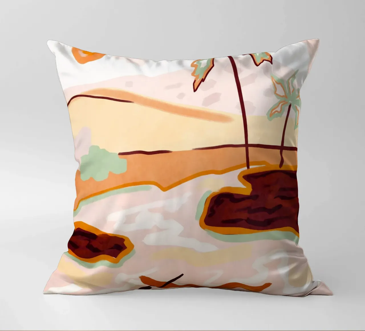 Cotton Candy Skies decorative cushion by Kintsugi99