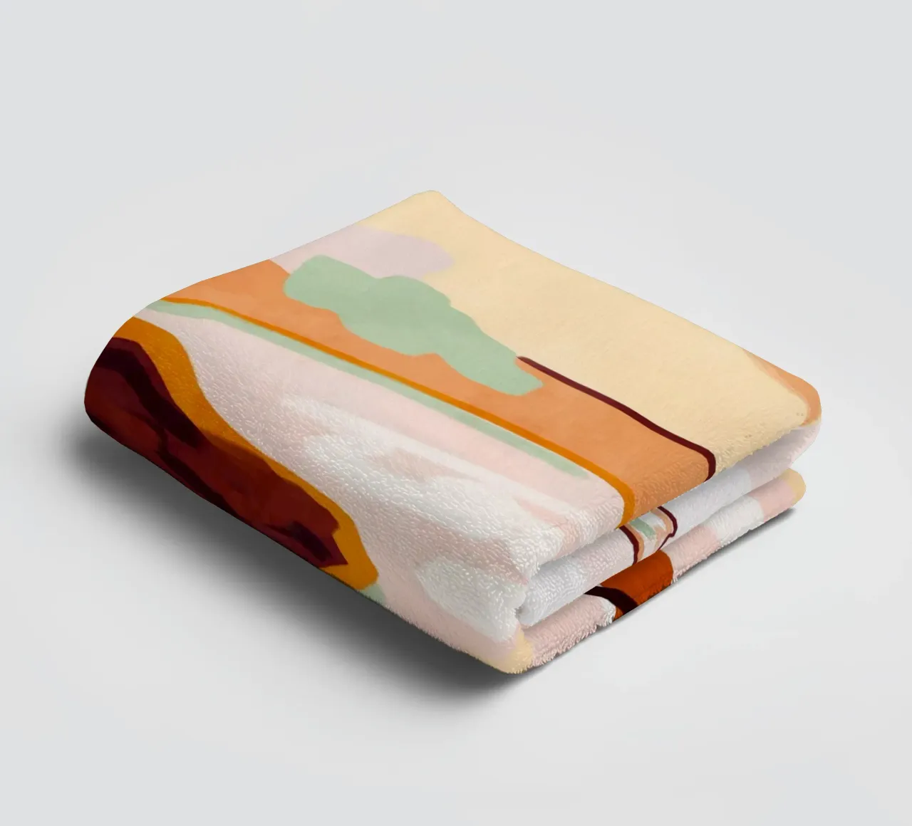 Cielos de algodón de azúcar toalla de baño de Kintsugi99