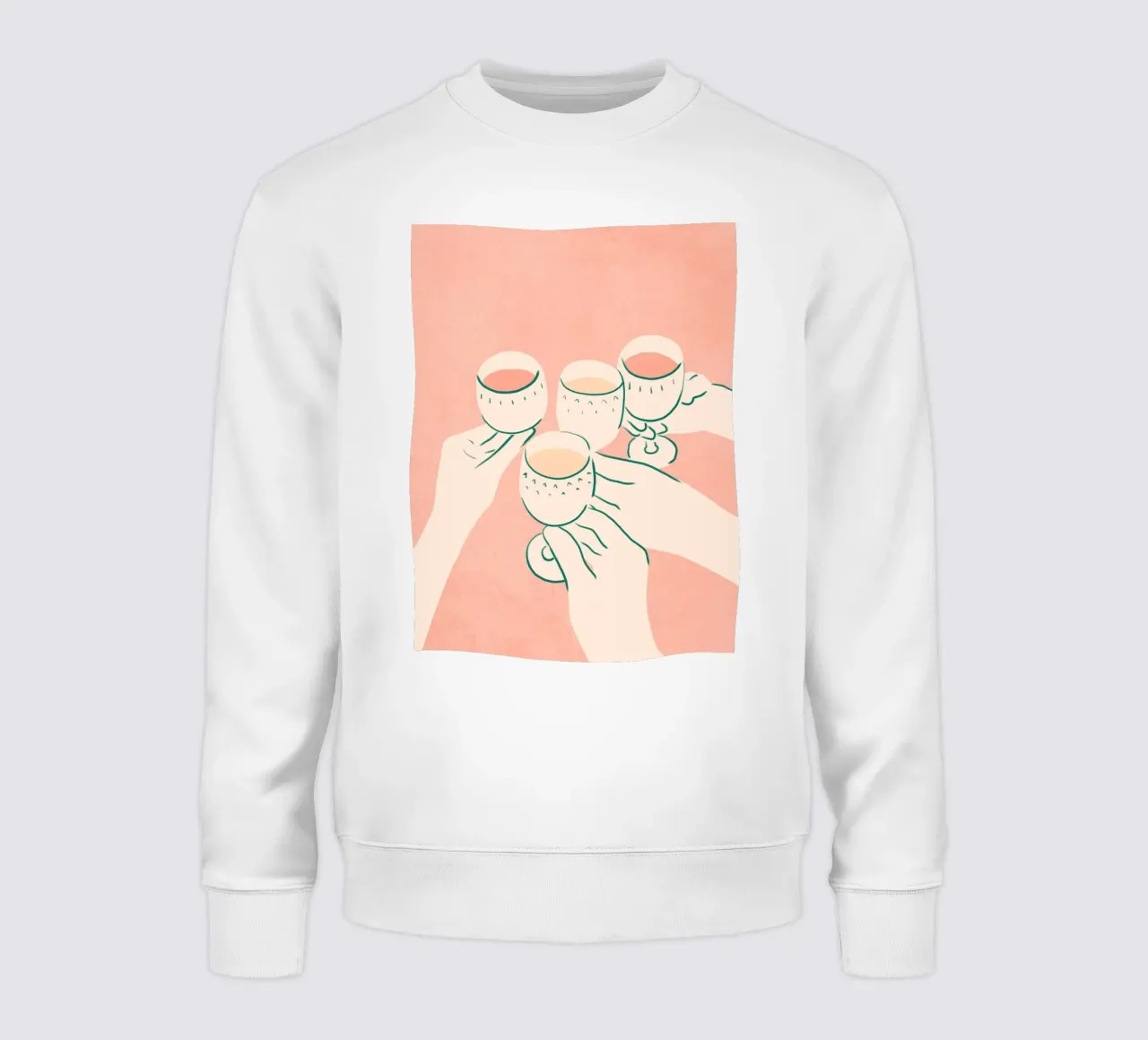 Cin cin ai bei tempi felpa da Kintsugi99