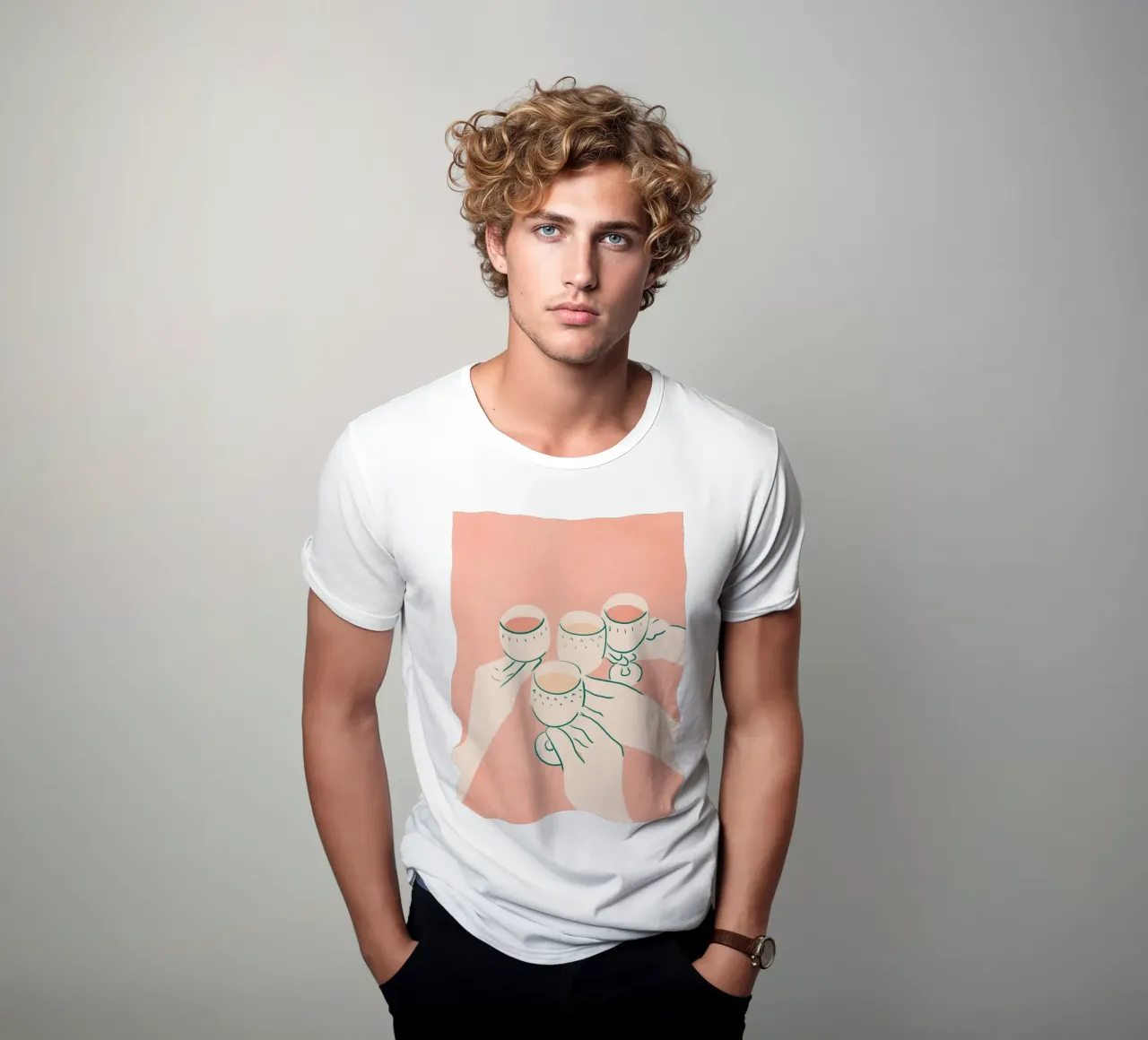 Cin cin ai bei tempi t-shirt da Kintsugi99