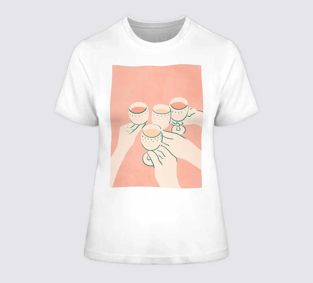 Cin cin ai bei tempi t-shirt da donna da Kintsugi99