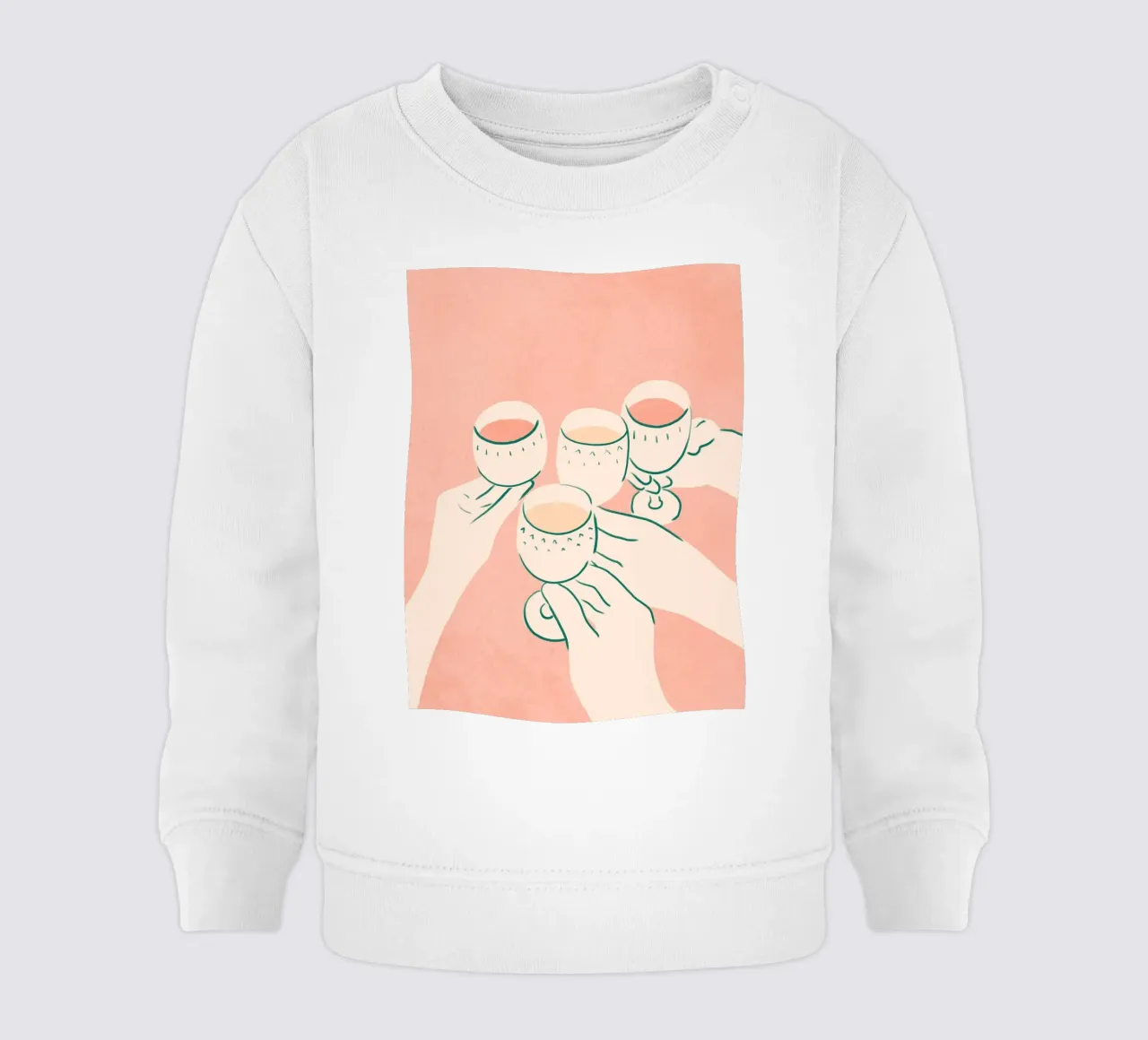 Cin cin ai bei tempi felpa neonato da Kintsugi99