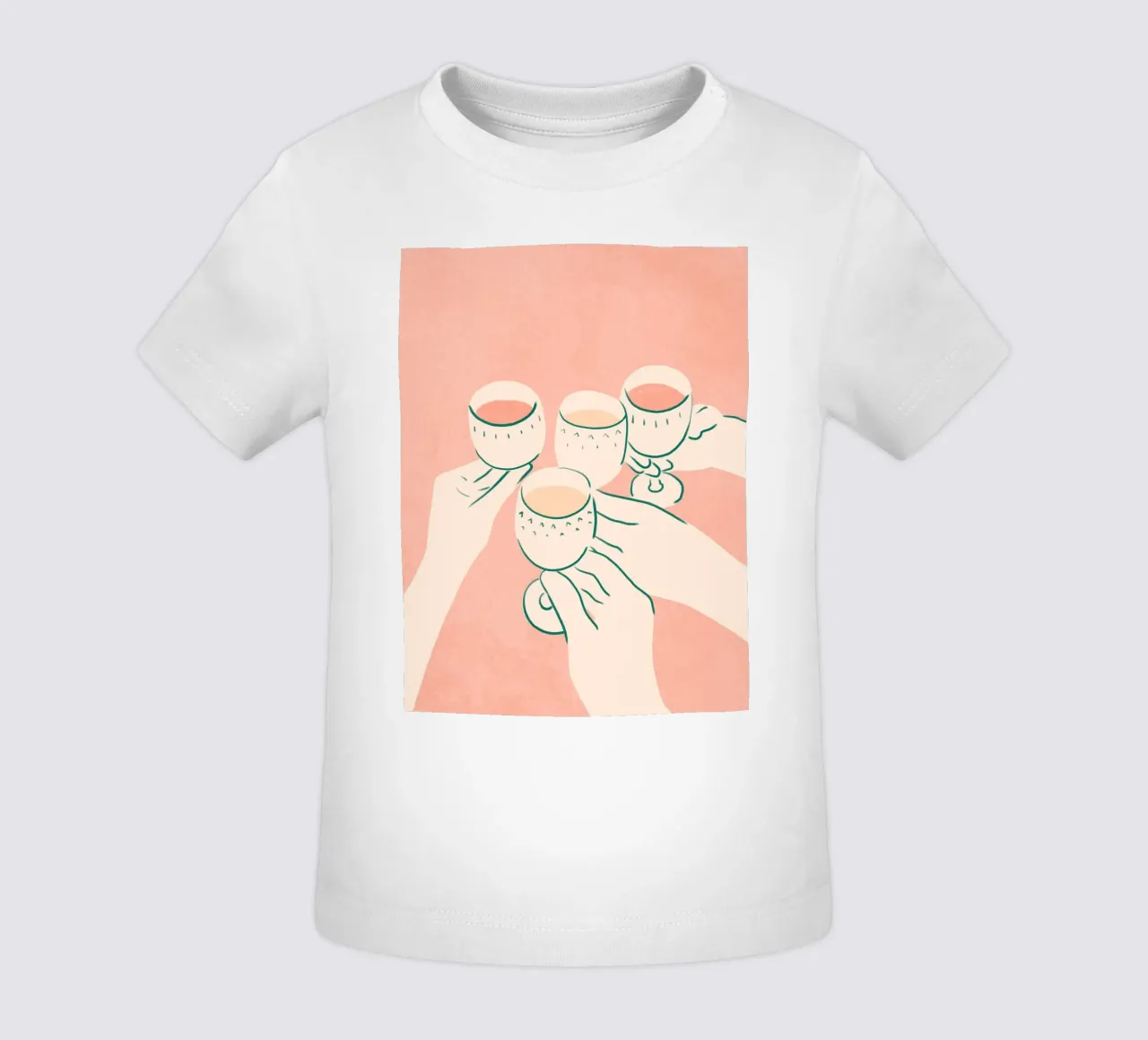 Cin cin ai bei tempi maglietta neonato da Kintsugi99