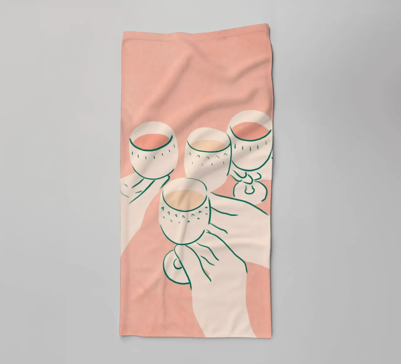 Cin cin ai bei tempi asciugamano da bagno da Kintsugi99