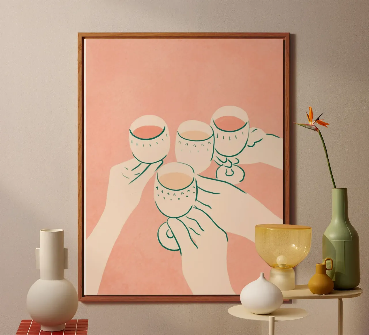 Cin cin ai bei tempi alluminio dibond da Kintsugi99